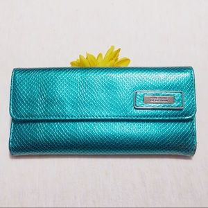 Steve Madden |  Magnetic Cash Envelope Wallet Teal